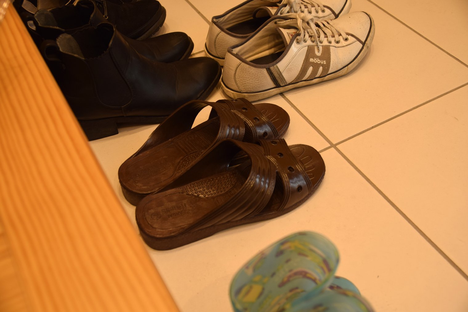 オーミケンシ フィッティングサンダルL 10足 ダークワイン 12800030